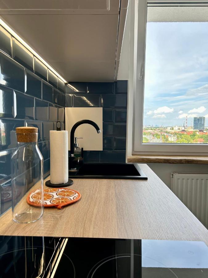 Apartament Z Widokiem Na Gdansk I Zatoke Free & Priv Parking Exterior foto
